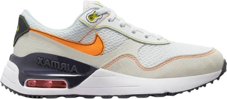 Nike Junior Air Max Systeem Wit Heren