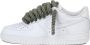 Nike Khaki Custom Touw Veters Upgrade White Heren - Thumbnail 1
