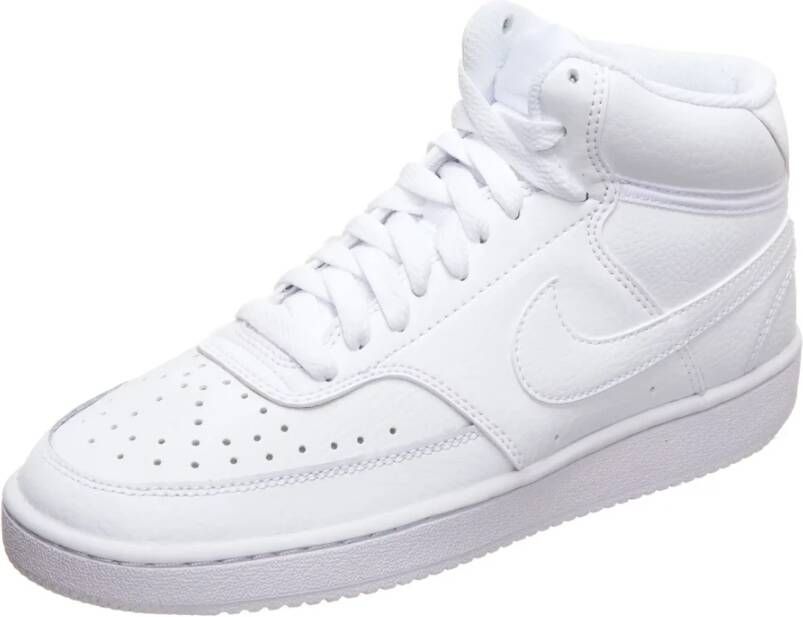 Nike Klassieke Court Vision Mid Sneakers White Heren