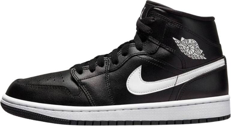 Jordan Wmns Air 1 Mid Basketball Schoenen black white black maat: 40.5 beschikbare maaten:40.5