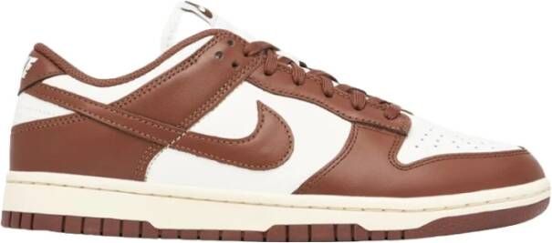 Nike Lage Cacao Sneakers Wit Bruin Brown Heren