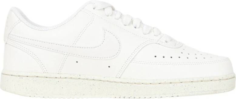 Nike Lage Court Vision Sneakers Cream White Heren