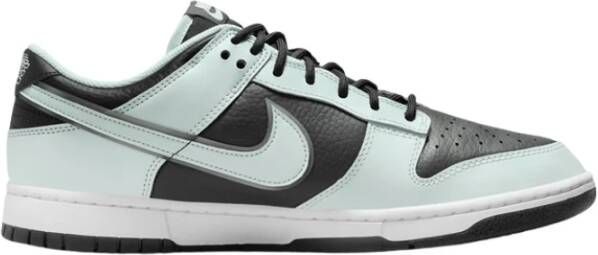 Nike Lage Dunk Donker Rookgrijze Sneakers Black Heren