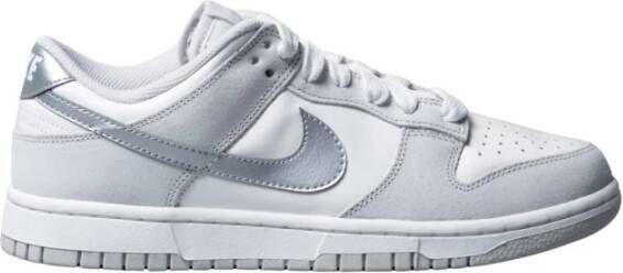 Nike Lage Sneakers Dunk Low Silver Swoosh