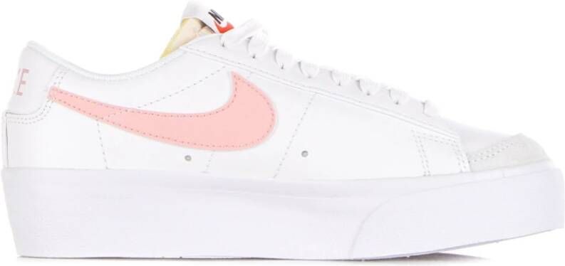 Nike Wmns Blazer Mid Basketball Schoenen white pink oxford black summit white maat: 36.5 beschikbare maaten:38.5 39 40.5 36.5 42 - Foto 11