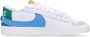 Nike Lage Schoen Blazer Jumbo Wit Blauw White Dames - Thumbnail 1