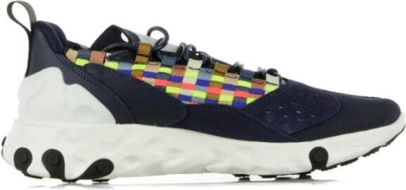 Nike Lage Schoen in Zwart Blauw Wit Blue Heren