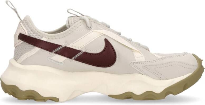 Nike Lage Schoen Licht Beige Burgundy Crush