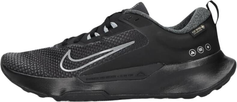 Nike Juniper Trail 2 GORE-TEX waterdichte trailrunningschoenen voor dames Zwart