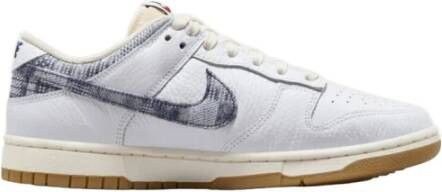 Nike Witte Sneakers met Retro Basketbal Stijl White Heren