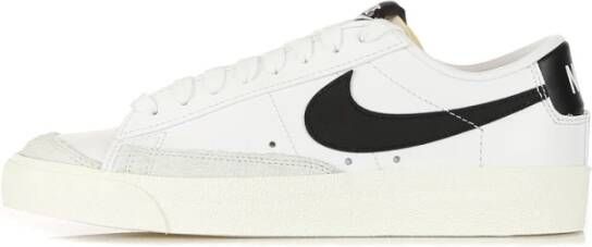 Nike Lage Sneakers Wit Zwart Wit White Dames