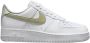 Nike Lage Sneakers Air Force 1 Low White Olive (Women's) - Thumbnail 1