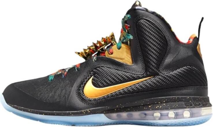 Nike Lebron 9 Black Metallic Gold Schoenmaat 40 1 2 Sneakers DO9353 001 - Foto 2