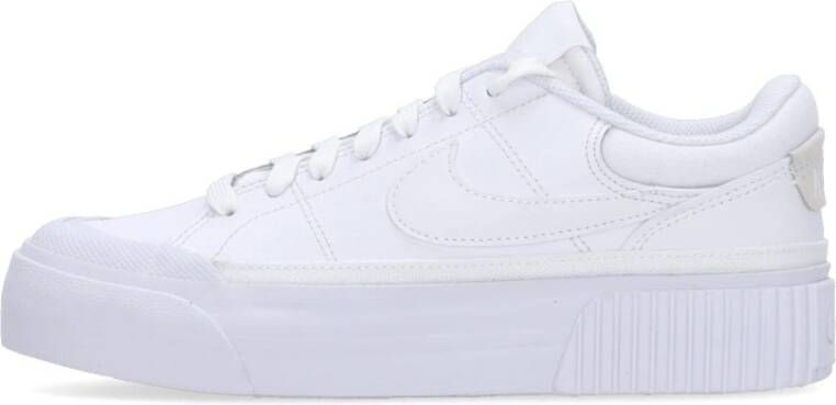 Nike Legacy Lift Lage Sneaker Wit Zwart Oranje White Dames - Foto 9