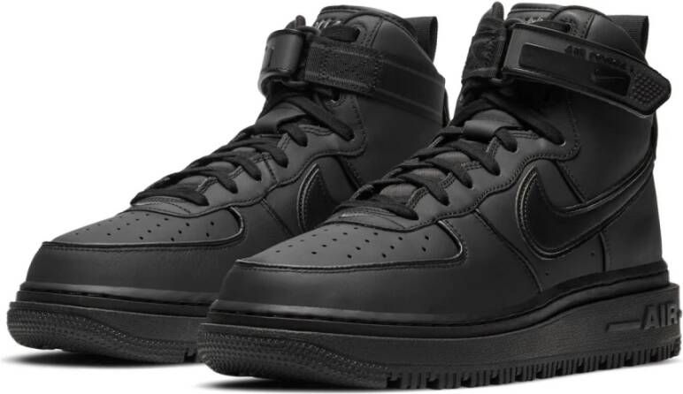 Nike Leren Sneakers voor Heren Black Heren