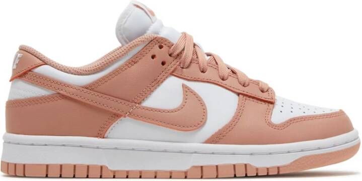 Nike Leren lage sneakers White Dames