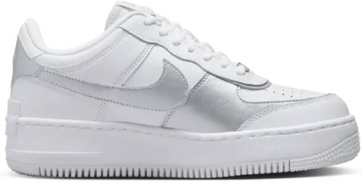 Nike Air Force 1 Low Shadow Wit Zilver Sneakers Unisex DOOS ZONDER DEKSEL - Foto 5