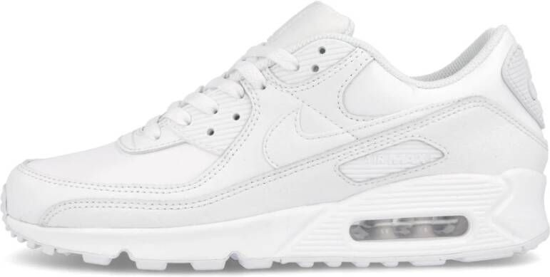Nike Leren Sneakers Wit Heren