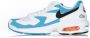 Nike Lichte lage schoen in wit zwart blauw voor mannen Multicolor Heren - Thumbnail 1