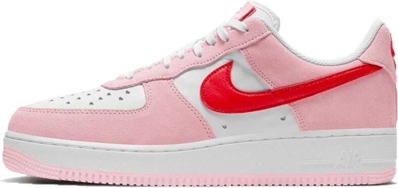 Nike Air Force 1 Low Heren Schoenen Pink Leer Foot Locker