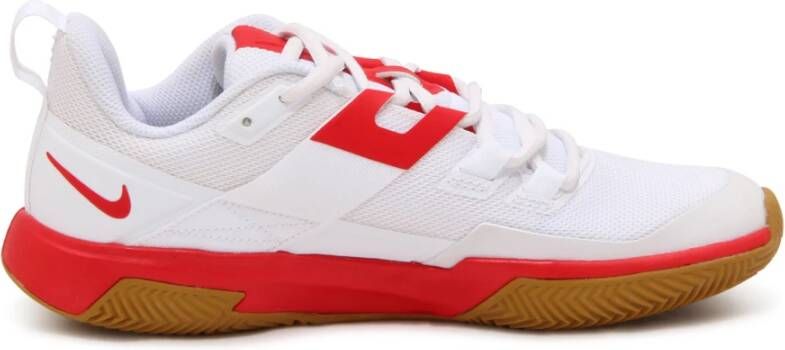 Nike Lite Cly Tennisschoenen Wit Rood