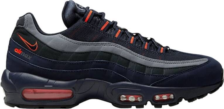 Nike Lage Sneakers Air Max 95 Logo Navy Orange