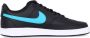 Nike Lage Court Vision Sneaker Zwart Wit Black Heren - Thumbnail 1