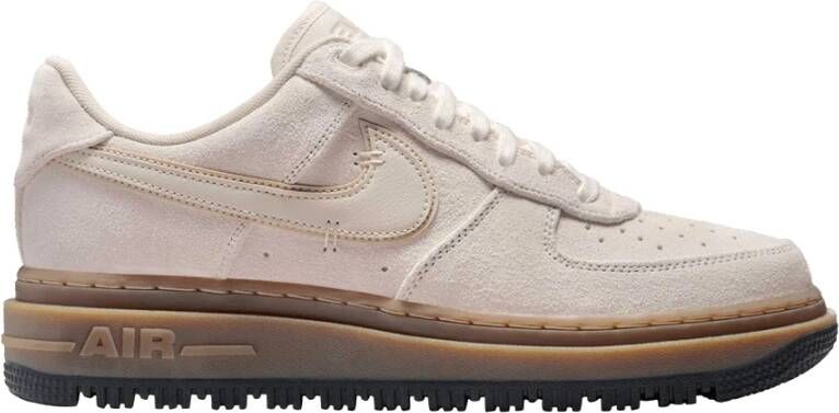Nike Lage Sneakers Air Force 1 Low Luxe Light Orewood Brown Gum