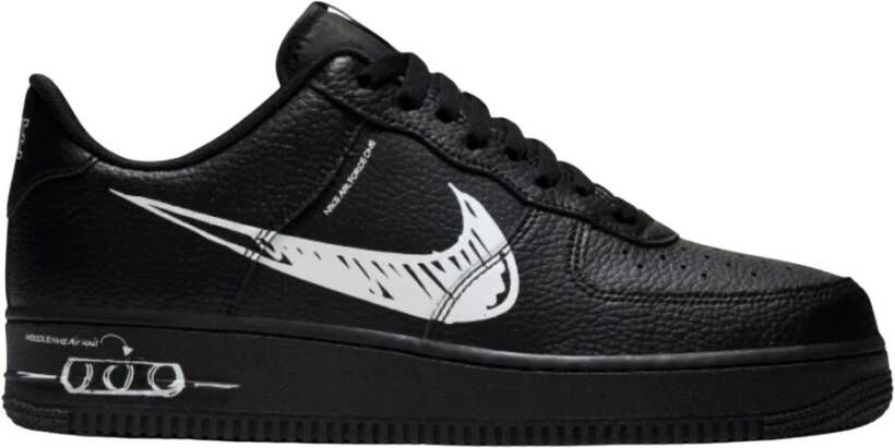 Nike Air Force 1 LV8 Utility Sketch Black/White-Black - CW7581-001