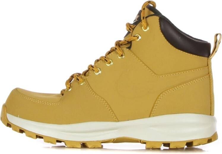 Nike Manoa Leren Laars Outdoor Schoen Yellow Heren