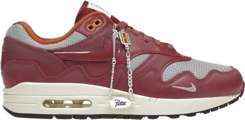 Nike Patta Waves Rush Maroon Sneaker Red Heren