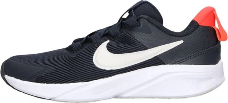 Nike Star Runner 4 Blauw Sneakers Klittenband Kinderen