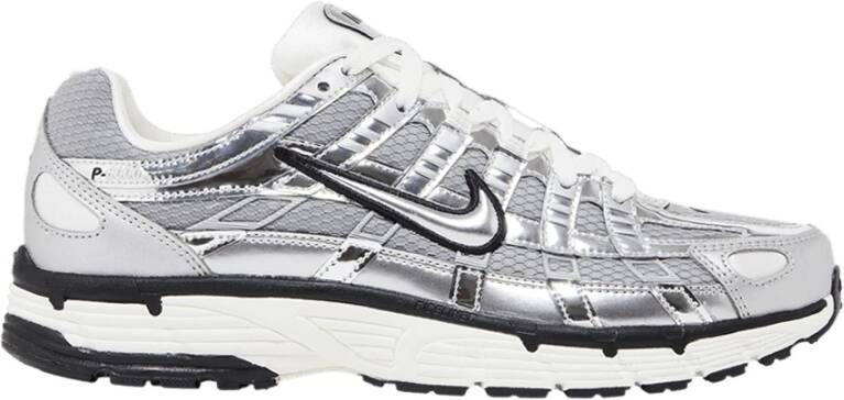 Nike Lage Sneakers P-6000 Metallic Silver