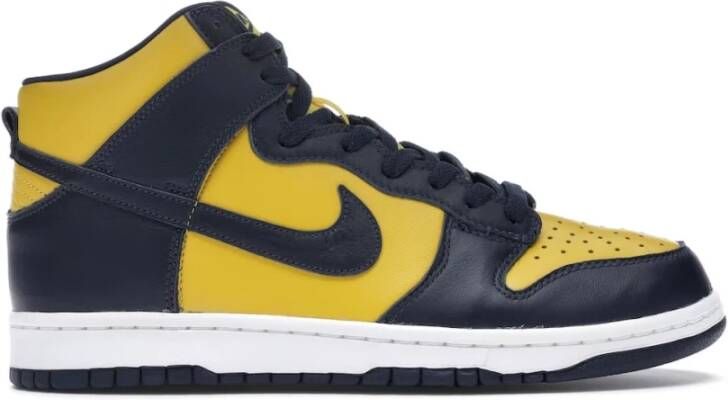 Nike Michigan Hoge Top Sneakers Yellow Heren