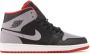 Jordan Air 1 Mid Black Fire Red White Cement Grey- Heren Black Fire Red White Cement Grey - Thumbnail 2