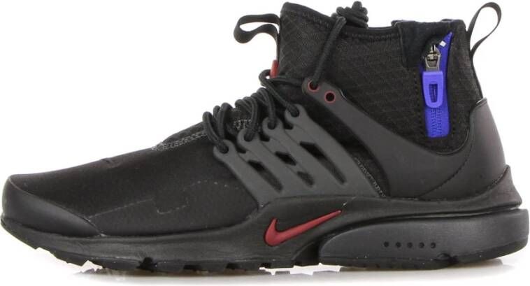 Nike Mid Utility Sneakers Zwart Rood Blauw Black Heren