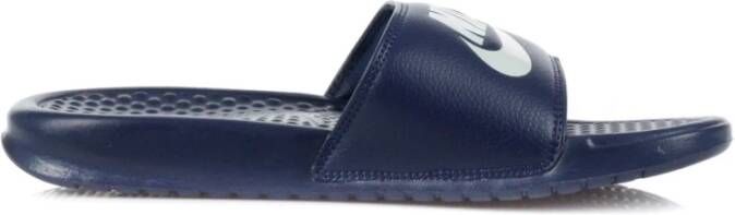 Nike Benassi JDI Heren Slippers en Sandalen Blue Synthetisch Foot Locker