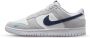 Nike Sneakers Dunk Low Mini Swoosh Midnight Navy - Thumbnail 1