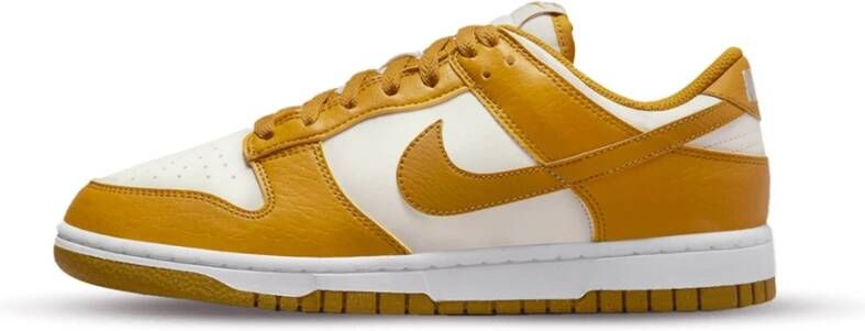 Nike Wmns Dunk Low Next Nature Basketball Schoenen phantom gold suede white volt maat: 36.5 beschikbare maaten:37.5 38 40.5 36.5 41