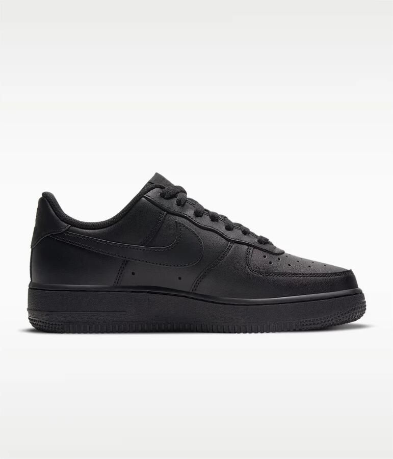 Nike Lage Sneakers -air-force-1-low-07-black-womens-1