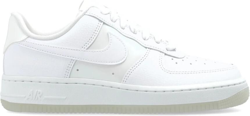Nike Air Force Sneakers Dames Wit Mesh Synthetisch