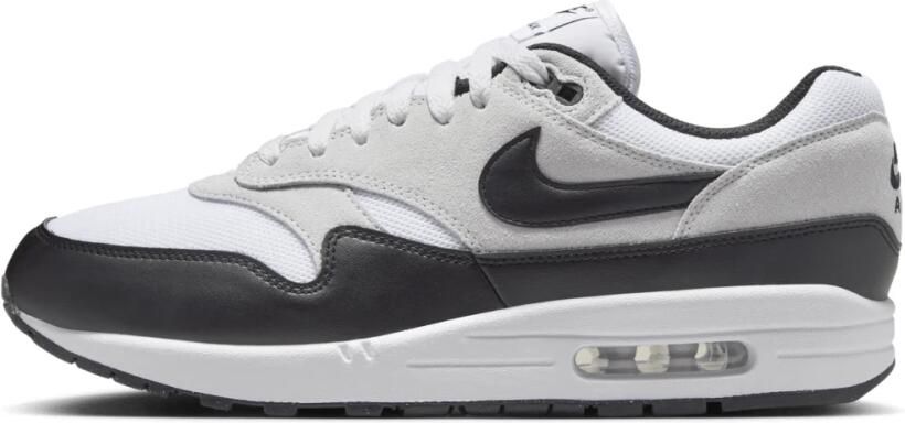 Nike Air Max 1 Low Wit Zwarte Sneakers Multicolor