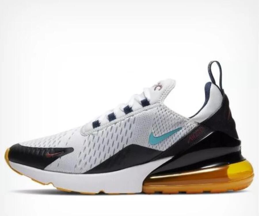 Nike Air Max 270 Heren Schoenen White Textil Synthetisch Foot Locker