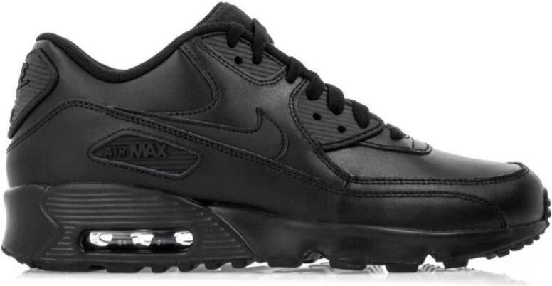 Nike Air Max 90 Leather basisschool Schoenen Black Leer Synthetisch - Foto 2