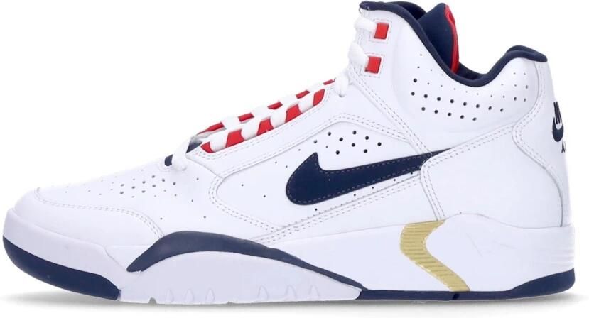 Nike Air Flight Lite Mid White Midnight Navy University Red Schoenmaat 38 1 2 Sneakers DJ2518 102 - Foto 4