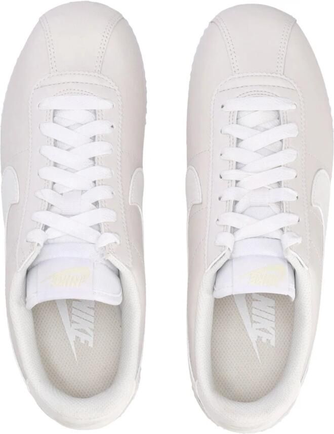 Nike Lage Leren Schoen Phantom Wit Beige Dames