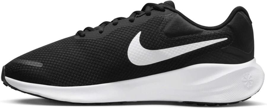 Nike Revolution 7 hardloopschoenen voor heren (extra breed straat) Zwart