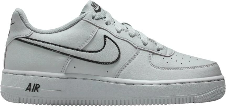 Nike Lage Sneakers Air Force 1 Light Smoke Grey Black (GS)