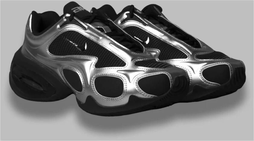 Nike Lage Sneakers Air Max Muse Black Metallic Silver - Foto 2