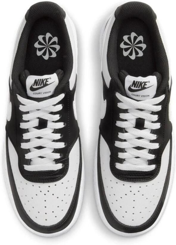 Nike Court Vision Low Next Nature Sneakers Dames Zwart Mesh Synthetisch - Foto 2